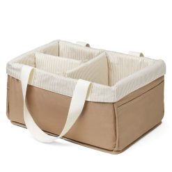 Camcam Copenhagen Rangement | Panier De Rangement - Classic Stripes Camel