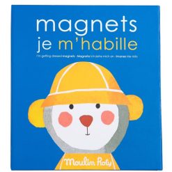 Moulin Roty Mes Premiers Jouets | Jeu Magnetique Je M'Habille - Les Popipop