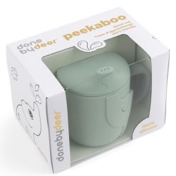 Done by Deer Repas | Tasse D'Apprentissage Peekaboo Elphee Vert - 120 Ml