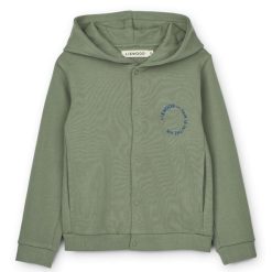 Liewood Haut Bebe | Veste A Capuche Idunn Faune Green - 2 Ans