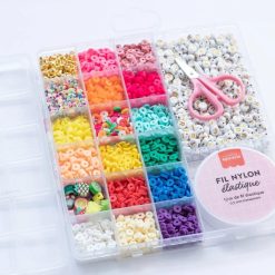 La Petite Epicerie Loisirs Creatifs | Boite De 16 Couleurs De Perles Heishi - Pop