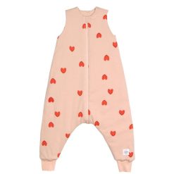 LÄSSIG Gigoteuse | Combinaison Pour Dormir Coeur Rose Peche - 2/4 Ans