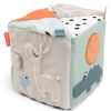 Done by Deer Mes Premiers Jouets | Cube Sensoriel Depliable - Deer Friends Multicolore