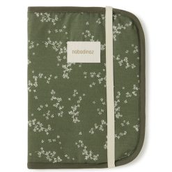 Nobodinoz Textile | Protege-Carnet De Sante Stories - Green Jasmine