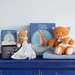 Doudou et Compagnie Peluche | Peluche Renard Unicef Bebe & Moi