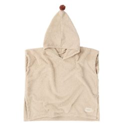 Nobodinoz Sortie De Bain Personnalisee | Poncho De Bain So Cute - Almond