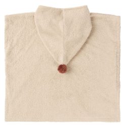 Nobodinoz Sortie De Bain Personnalisee | Poncho De Bain So Cute - Almond