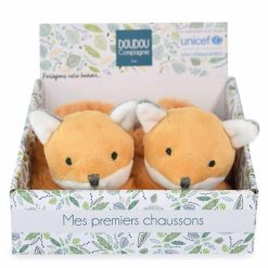 Doudou et Compagnie Sandales & Bottes | Chaussons Renard Unicef - 0/6 Mois