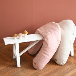 BÉABA Allaitement | Coussin D'Allaitement Big Flopsy Lin - Dusty Rose