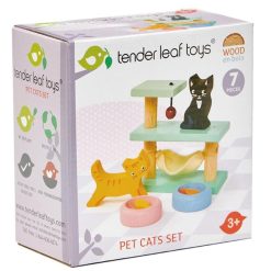 Tender Leaf Toys Mes Premiers Jouets | Set Animaux Domestiques Chats