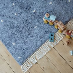 Little Dutch Decoration | Tapis Pure Dot Blue - 120 X 170 Cm