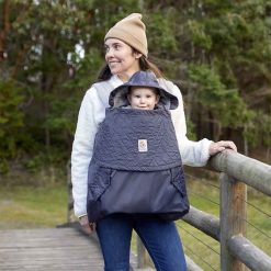 Ergobaby Porte Bebe | Cocon Hiver - Gris Charbon