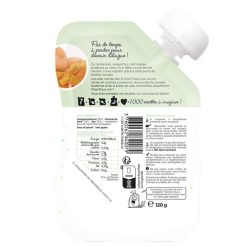 Popote Nourriture Bebe | Gourde Repas Bio Courge Butternut - 120 G