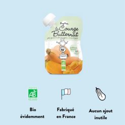 Popote Nourriture Bebe | Gourde Repas Bio Courge Butternut - 120 G