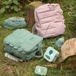 Done by Deer Bagagerie Enfant | Sac A Dos Enfant Matelasse - Croco Vert