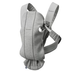 BabyBjörn Porte Bebe | Porte-Bebe Mini 3D Jersey - Gris Clair