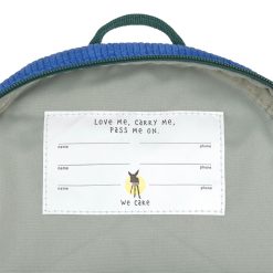 LÄSSIG Bagagerie Enfant | Sac A Dos Tiny Little Gang - Smile Bleu