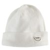 Bonjour Little Accessoires Bebe | Bonnet Nouveau-Ne Velours Cream - 0/3 Mois