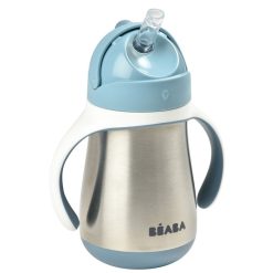 BÉABA Repas | Tasse Paille Inox Windy Blue - 250 Ml