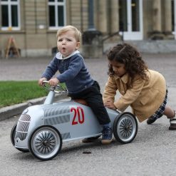 Baghera Trotteur & Porteur | Porteur Rider Mercedes-Benz W25 Fleche D'Argent - Argent