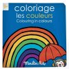 Moulin Roty Loisirs Creatifs | Cahier De Coloriage Les Couleurs - Les Popipop