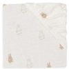 Jollein Literie Bebe | Drap Housse Berceau Happy Miffy Nougat - 40/50 X 80/90 Cm