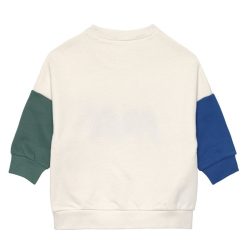 LÄSSIG Haut Bebe | Sweat Little Gang Free Blanc Casse - 2/4 Ans