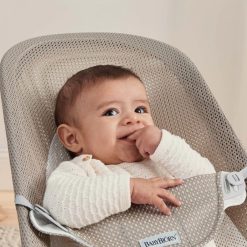 BabyBjörn Transat | Transat Balance Soft Mesh - Gris Beige Et Blanc