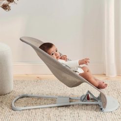 BabyBjörn Transat | Transat Balance Soft Mesh - Gris Beige Et Blanc