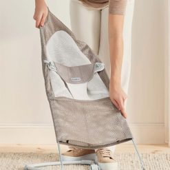 BabyBjörn Transat | Transat Balance Soft Mesh - Gris Beige Et Blanc