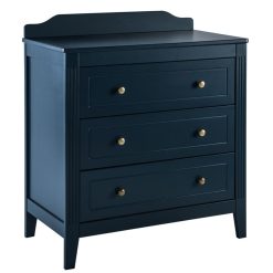 Maison Charlotte Meuble Bebe | Commode Et Plan A Langer Opera - Bleu Prestige