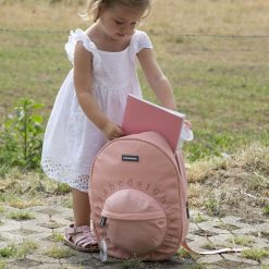 Childhome Bagagerie Enfant | Sac A Dos Abc - Rose Et Cuivre