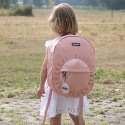 Childhome Bagagerie Enfant | Sac A Dos Abc - Rose Et Cuivre