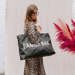 Childhome Sac A Langer | Family Bag - Noir Et Or