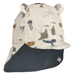 Liewood Casquettes Et Bobs | Chapeau Reversible Gorm Sea Creature Sandy - 3/4 Ans