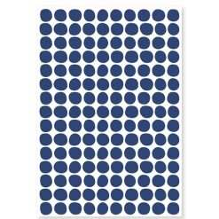 Lilipinso Decoration | Planche De Stickers - Pois Navy