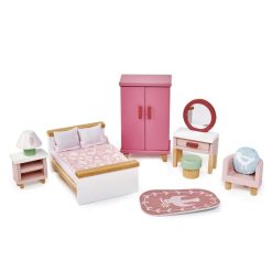 Tender Leaf Toys Mes Premiers Jouets | Meubles De Poupees Chambre A Coucher