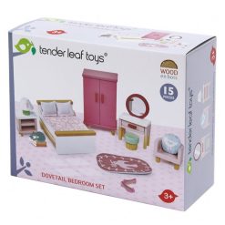 Tender Leaf Toys Mes Premiers Jouets | Meubles De Poupees Chambre A Coucher