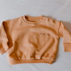 You&Milk Haut Bebe | Sweat Bebe Familky Abricot - 18 Mois