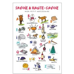 Tata Clairette Decoration | Affiche Abecedaire Savoie Et Haute-Savoie