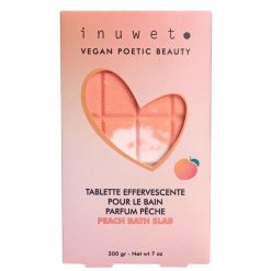 inuwet Cosmetique Enfant | Tablette De Bain Effervescente Peche - 200 G