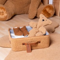 Childhome Bagagerie Enfant | Valise Mini Traveller - Teddy Beige