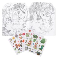 Moulin Roty Loisirs Creatifs | Cahier De Coloriage Et Stickers Le Jardin Du Moulin - Le Jardinier