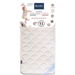 Candide Literie Bebe | Matelas Organic Coco - 60 X 120 Cm