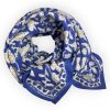 Apaches Parents | Big Foulard Latika Coeur - Majorelle