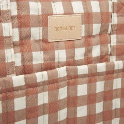 Nobodinoz Sac A Langer | Sac A Langer Hyde Park - Terracotta Checks