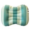 NOUI NOUI Repas | Coussin De Chaise Nomade - Stripes Mint Dark Mint