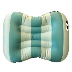 NOUI NOUI Repas | Coussin De Chaise Nomade - Stripes Mint Dark Mint