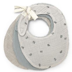 Babyshower Bavoir | Lot De 3 Bavoirs - Blue Apricot