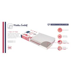 Candide Literie Bebe | Matelas Evolutif - 70 X 140 Cm